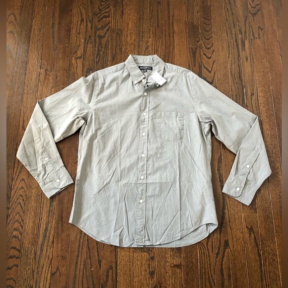 J. Crew Other - *NWT* J. Crew Men’s M Mercantile Flex Gray Long-Sleeved Button-Down Shirt